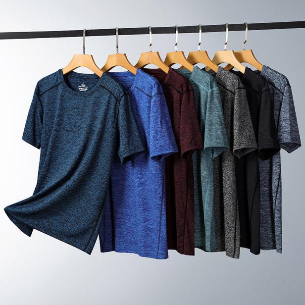 男士夏季冰丝T恤